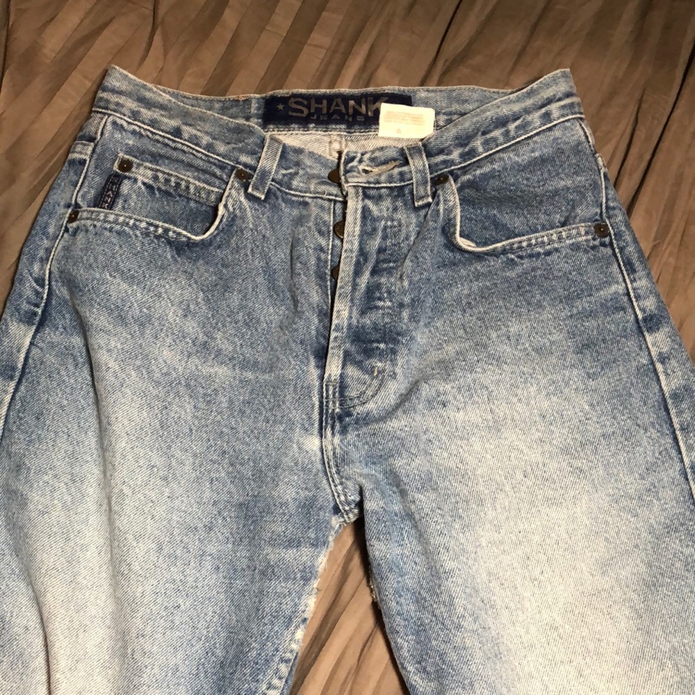 Shank distressed vintage jeans
